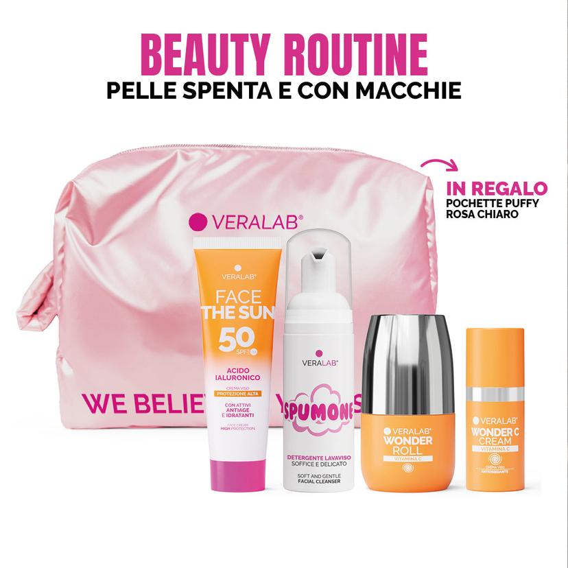 BEAUTY ROUTINE PELLE SPENTA O CON MACCHIE | Veralab