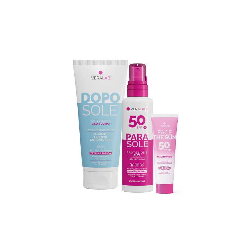 Clear Sun - KIT SOLARE PELLE MISTA E GRASSA SPF 50 | Veralab